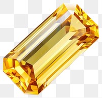 PNG Radiant yellow gemstone crystal