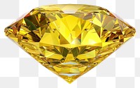 PNG Radiant yellow diamond gemstone