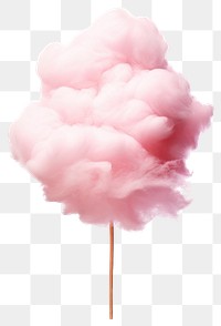 PNG  Fluffy pink cotton candy treat