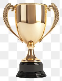 PNG Golden trophy with ornate handles