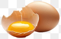 PNG Fresh brown eggs with yolk