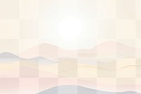 Abstract pastel desert  png paint texture overlay, transparent background