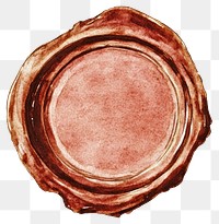 PNG Rustic wooden plate illustration