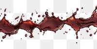 Coffee splash border line background effect white.