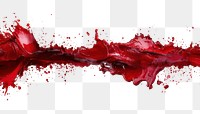 Blood splash border line background white 