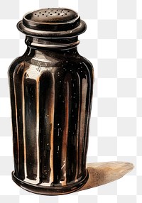 PNG Vintage pepper shaker illustration