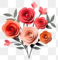 PNG  Rose bouquet flower plant art. 