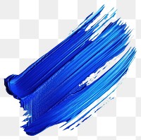 PNG Cobalt blue paint brushstroke art toothbrush abstract.