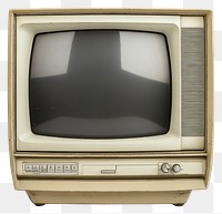 PNG Retro television vintage screen old electronics.