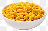 PNG Fusilli pasta one item fusilli food white background.