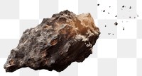 PNG Meteorite rock white background accessories. 