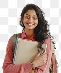 Happy south asian Student happy dimples person.