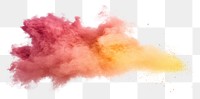 PNG Vibrant colorful powder explosion isolated