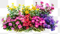 PNG Vibrant artificial floral arrangement