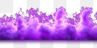 PNG Vibrant purple smoke cloud formation