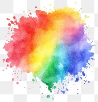 PNG  Vibrant watercolor splash art