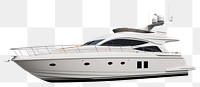 PNG Yacht vehicle boat white background. 