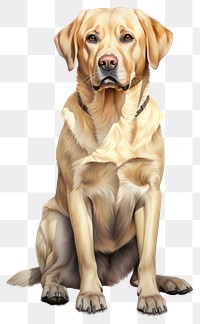 PNG Retriever mammal animal dog. 