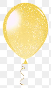 PNG Balloon icon yellow white background celebration.