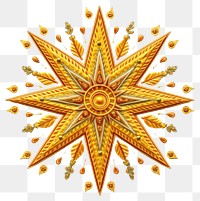 PNG  Celestial Star pattern gold accessories.