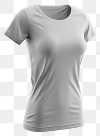 PNG White t-shirt mockup apparel undershirt clothing.