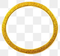 PNG Frame glitter ellipse shape jewelry yellow gold.