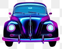 PNG Neon car light vehicle purple.