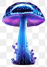 PNG Neon 1 tall mushroom jellyfish fungus light.