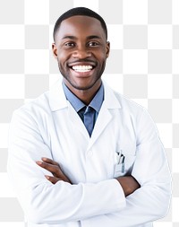 Black dentist smiling doctor adult. 