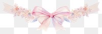 PNG Elegant floral ribbon illustration