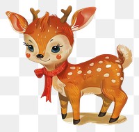 PNG Christmas animal toy art wildlife figurine.