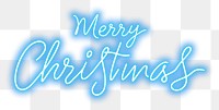 PNG Neon Merry Christmas sign