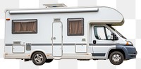 PNG Camping-car blanc vehicle van white background. AI generated Image by rawpixel.