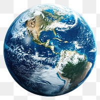 PNG Earth globe planet view