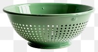 PNG Green perforated kitchen colander