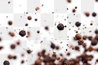 PNG Black pepper backgrounds splattered freshness.