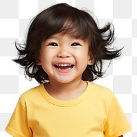 PNG Laughing portrait smiling toddler. 