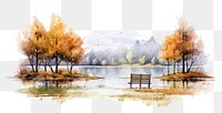 PNG Landscape painting outdoors nature. 