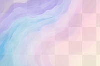 Colorful abstract gradient waves png paint texture overlay, transparent background