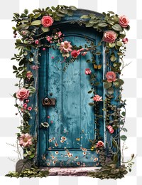 PNG Flower Collage Door flower door blossom.