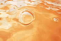 Vibrant orange liquid  png water overlay effect, transparent background