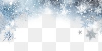 Snowflakes 4 corners border backgrounds nature white. 