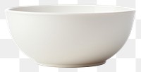 PNG White empty bowl porcelain pottery white. 