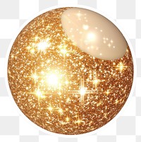 PNG A glitter billiard ball ball flat sticker chandelier astronomy universe.