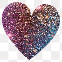 PNG Glitter heart accessories accessory jewelry.