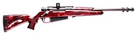 PNG Rifle weapon gun red. 