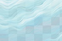 Abstract wavy blue ocean  png paint texture, transparent background