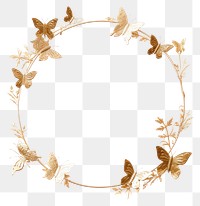 PNG  Jewelry wreath gold white background.