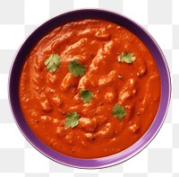 PNG Tikka Masala curry food bowl.