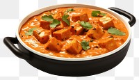 PNG Paneer Butter Masala indian food curry stew meal.